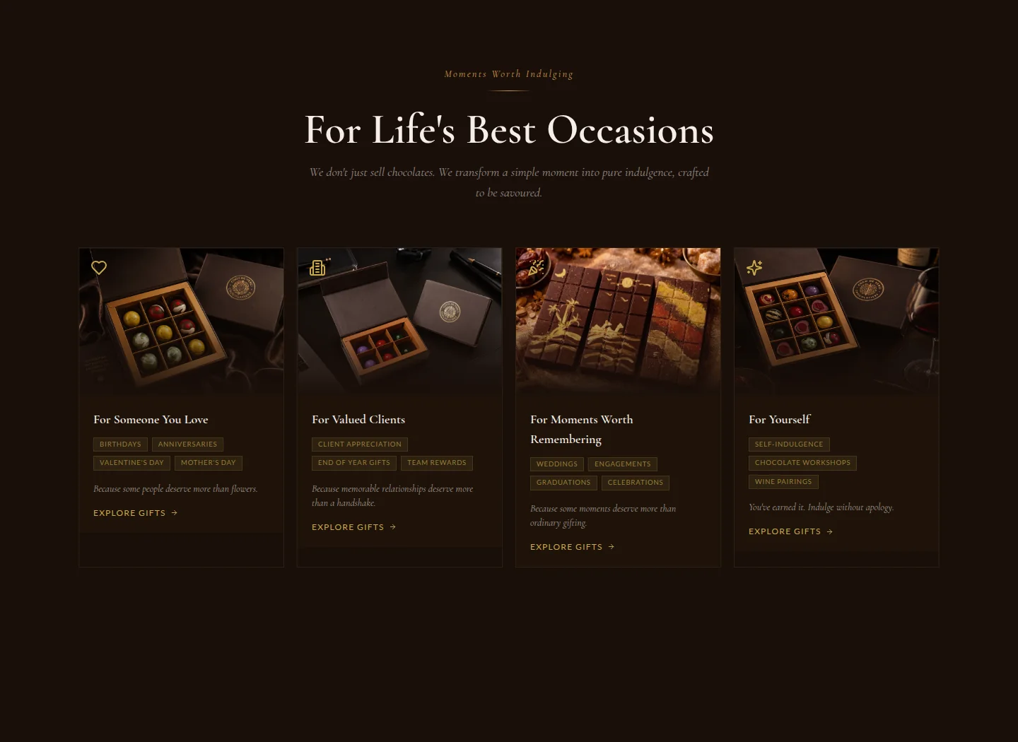 Coco de Venci gifting collections page